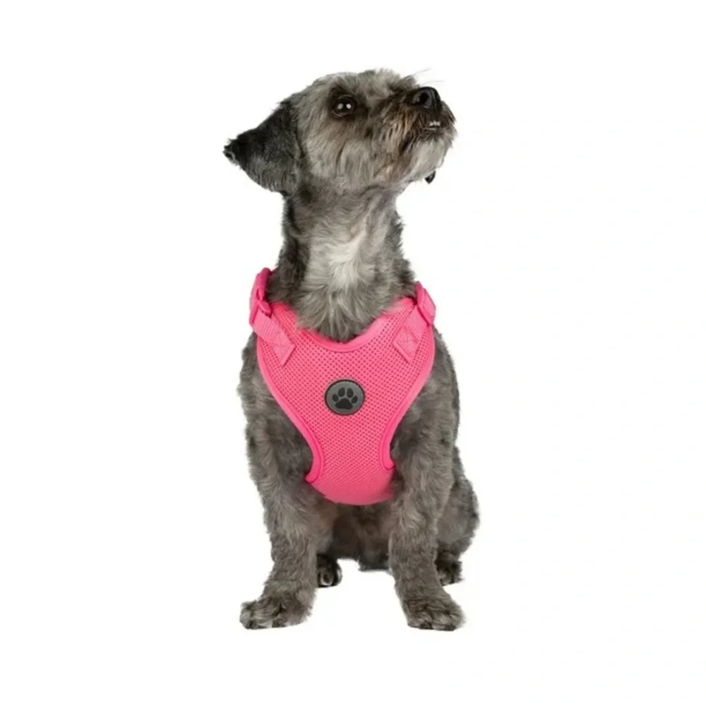 Vibrant Life Mesh Adjustable, Reflective Dog Walking Harness, Pink, Large NEW